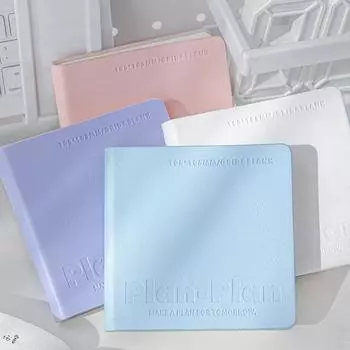 Блокнот-куб Планировщик Портативный размер Мягкий цвет Мягкая обложка из полиуретана Сетка и пустая страница 80 листов Ежедневник Заметки Офис Школа