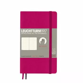 Блокнот Leuchtturm A6 Dot Graph Мягкая обложка Berry 355286 Обычный импортный продукт