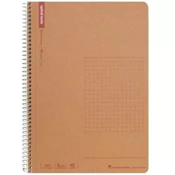 Блокнот Maruman Note Ring 5 мм в линейку, базовый формат A5, 40 листов, набор из 10 книг N247