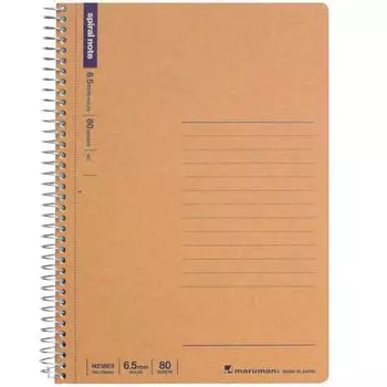 Блокнот Maruman Note Ring в линейку Basic B6 80 листов 5 книг набор N238ES 6.5 мм