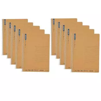 Блокнот Maruman Note Ring в линейку Basic B5 40 листов 10 книг набор N236 6.5 мм