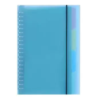 Блокнот MinniLove, блокнот для кампуса, блокнот A5 в линейку, 120 листов, ширина 8 мм, разделитель для классификации, заголовок (коричневый)