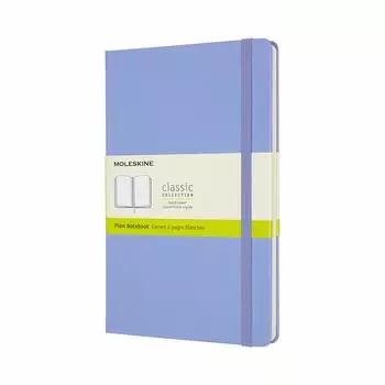 Блокнот Moleskine Classic Notebook Твердый переплет Простой Большой Размер Ширина x 21 см Hydrage Blue QP062B42 (13см в высоту)