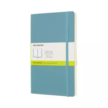 Блокнот Moleskine Color в мягкой обложке, простой, большого размера, синий QP618B35