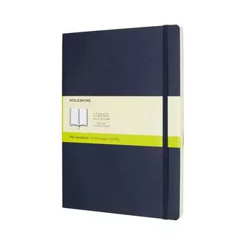 Блокнот Moleskine Note Classic, мягкая обложка, размер XL, сапфирово-синий QP623B20