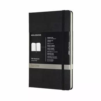 Блокнот Moleskine Note PRO в твердом переплете, большой, черный PROPFNTB3HBK