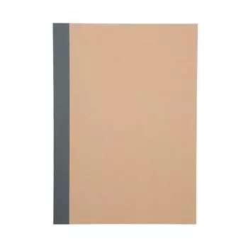 Блокнот MUJI 6 мм в горизонтальную линейку бежевый формат A5 B в линейку 30 листов нитевое скрепление NAA08A9S