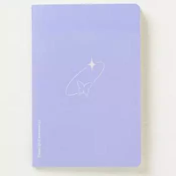 Блокнот на серебряной спирали, 3 тома, 30 листов, в линейку