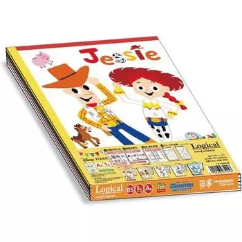 Блокнот Nakabayashi Swing Logical B5, линейка A, набор из 5 книг, серия Pixar Mix 67944/NoS-134A-5P