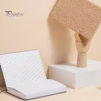 Блокнот On-the-Go Inspiration Обложка из искусственной овечьей джинсовой ткани Плотная бумага 160 г Еженедельный планировщик Журнал для записей темно-синий