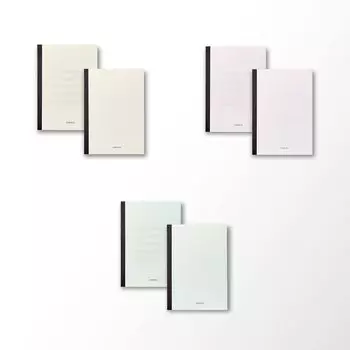Блокнот Ooguri Shiko mahora B6 Чередование толстых и тонких Amikake 3 цвета x 1 упаковка книг (Махора) / М-B650-AH6P-1