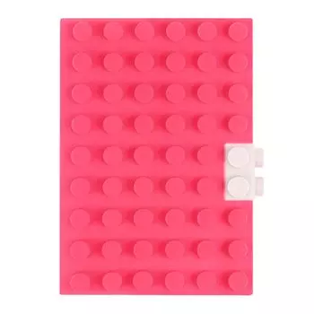 Блокнот Orirya формата А6, симпатичный, красочный, в стиле конструктора, съемный силиконовый чехол для блокнота, небольшой блокнот, стильный блокнот, поставляется с