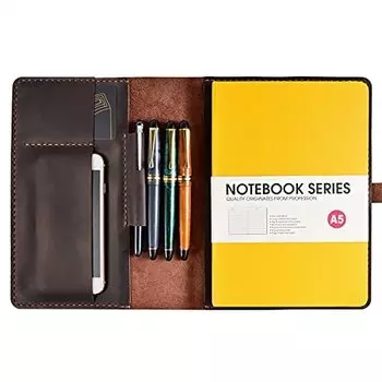 Блокнот ROTERDON, блокнот, блокнот A5, подлинный, расписание, книга, ручная работа, оснащенная местом для хранения, оригинальная карточка для заметок, бизнес, офис, выпускной, акция, кофе темно-коричневого