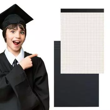 Блокнот с сеткой, 80 листов, легко отрываемый блокнот с квадратной сеткой, размеры A5/B5/A4, блокнот с сеткой для создания эскизов, ведения заметок, инженерная геометрия A5