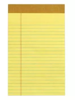 Блокнот TOPS Junior, желтый, 50 листов x 24 книги