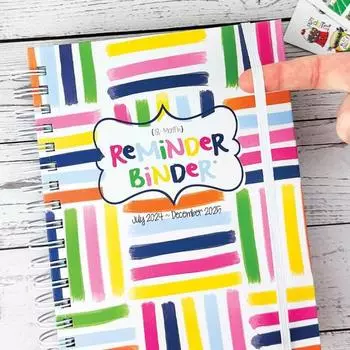 Блокнот Yousheng To-do 2024-2025 Планировщик ежедневных, еженедельных, ежемесячных дел Водонепроницаемая обложка 361 наклейка Эластичная застежка Спиральный переплет Блокнот