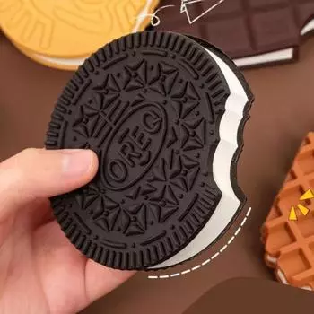 Блокноты для записей Шоколадный блокнот Печенье Мини-блокнот Портативный блокнот для записей Печенье Детский подарок style J