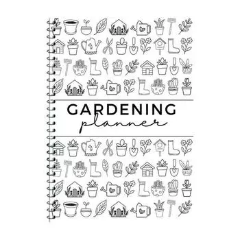Блокноты-журналы Планировщик сада и Книга учета Утолщенный блокнот для отслеживания Портативные блокноты Garden Planner Journa