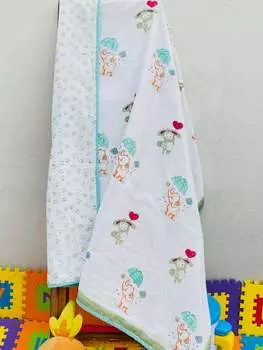 Блокпринт с изображением слона для детей Дохар (60*40 дюймов)