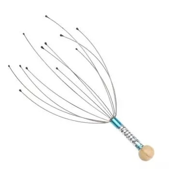 Blood Circulate Pain Relief Healing Octopus Stress Relaxing Claw Head Neck Body Massage Scalp