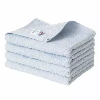 Bloom Imabari Набор лицевых полотенец для дома из хлопка, 4 шт., Fleur, Мягкие, Впитывающие, Быстросохнущие, Сушащие, Тонкие, Япония, 100% (Фудзи)