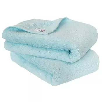 Bloom Imabari Towel Certified FUu Bath Towel Set of Hotel Made in Cotton 2, Soft, Fluffy, Thick, Absorbent, Specifications, Japan, 100% (Blue)