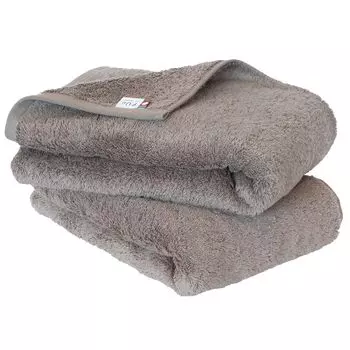 Bloom Imabari Towel Certified FUu Bath Towel Set of Hotel Made in Cotton Set of 2 Brown 2, Soft, Fluffy, Thick, Absorbent, Specifications, Japan, 100%