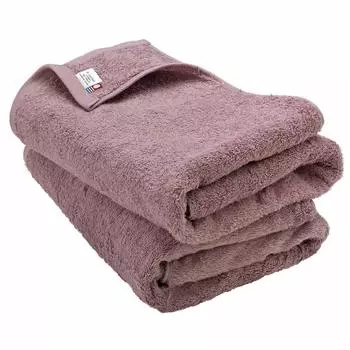 Bloom Imabari Towel Leon Набор банных полотенец из 2 хлопковых полотенец Санджокин (Пепельно-фиолетовый) leon_bt2_pu