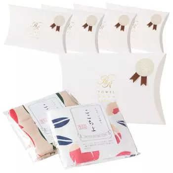 Bloom Kochiyo Gauze 2 Petit Gift 5 Подарок (Подарок) Носовой платок, штук, подарок, коробка, наборы,