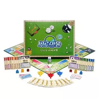 Bloomafire Seed Company Мини-настольная игра Bloomafire World Travel, популярная корейская игра