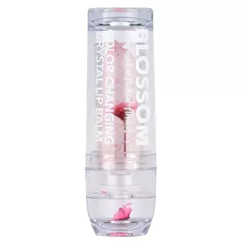 Blossom, кристальный бальзам для губ, меняющий цвет, розовый, 3 г