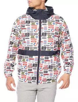 Blouson Nylon Stretch Water 4 [Jack Bunny] Men s 4-way Repellent/Stretch / 262-2120201 030_White [M]