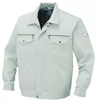 Блузон Серо-серебристый L [Cocos Nobuoka] H-1191