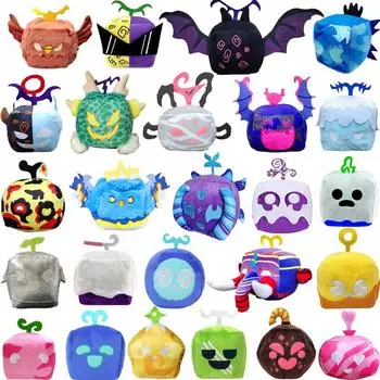 Blox Fruits box plush Anime Game blox fruit Doll Soft Stuffed Toy Birthday Christmas Gifts for children