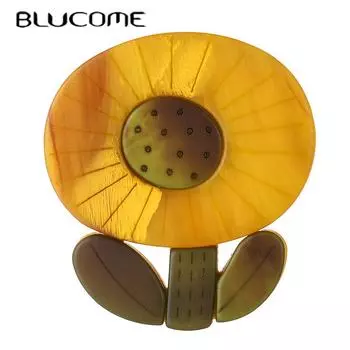 Blucome 2022, модная акриловая брошь с цветком растения для женщин и девочек, пальто, сумка, булавки для хиджаба, подарки на Новый год темно-красного