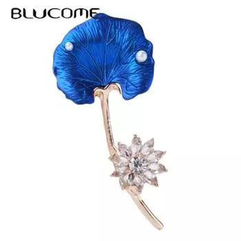 Blucome Beauty, брошь с красным цветком, женская брошь для пальто, костюма, сумки, булавки для хиджаба, подарок на Новый год красный