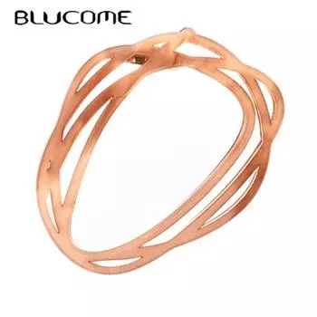 Blucome модная акриловая геометрическая полая брошь для женщин и девочек, свитер, шляпа, сумка, шпильки для хиджаба, свадебная вечеринка, корсаж жёлтый