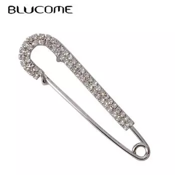 Blucome вырез с фиксированной пряжкой для одежды для женщин и мужчин, костюм, свитер серебряный