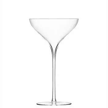 Блюдце для шампанского LSA International Savoy (2 шт.), 8,5 эт.. унция, прозрачный