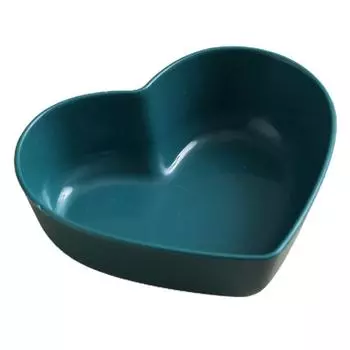 Блюдо для приправ, многоразовое блюдо для десерта, гладкий край, удобное для хранения, пищевая тарелка для закусок Heart