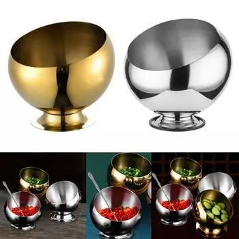 Блюдо для приправы, многофункциональные сервировочные миски, многоцелевые тарелки для конфет и закусок, соусница из нержавеющей стали, десертная тарелка для соевого соуса золотой