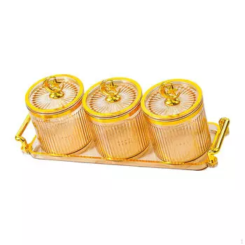 Блюдо с фруктами для развлечения дома 3 Grid Clear