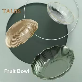 Блюдо с фруктами, легко чистящееся, экологически чистое, красивое, в скандинавском стиле, в форме цветка, сервировочный поднос для закусок, предметы домашнего обихода белый