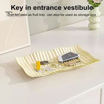 Блюдо с фруктами, сервировочный поднос, праздничные тарелки для развлечения, многоразовые подносы для еды, печенье, закуски, десерты чистый