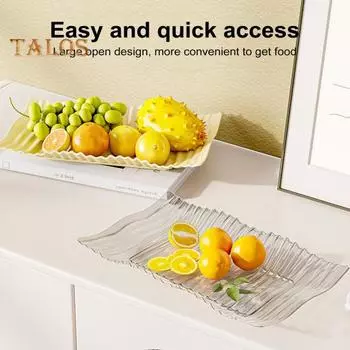 Блюдо с фруктами, сервировочный поднос, праздничные тарелки для развлечения, многоразовые подносы для еды, печенье, закуски, десерты чистый