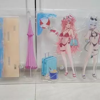 Blue Archive Erica Serica Swimsuit Acrylic Stand Set