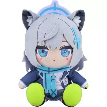 Blue Archive Shiroko Sand Wolf Plush Toy синий