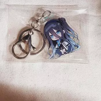 Blue Aris Acrylic Keyring