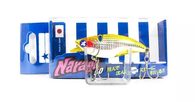 Blue Blue Narage 50 Vibration Тонущая приманка 12 грамм Золото Серебро (0002)