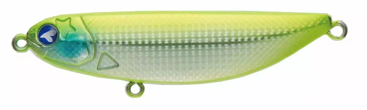 Blue Blue Spin Tail Chardas Double Chart Silver Jig, 20, 75mm, 18g, #25